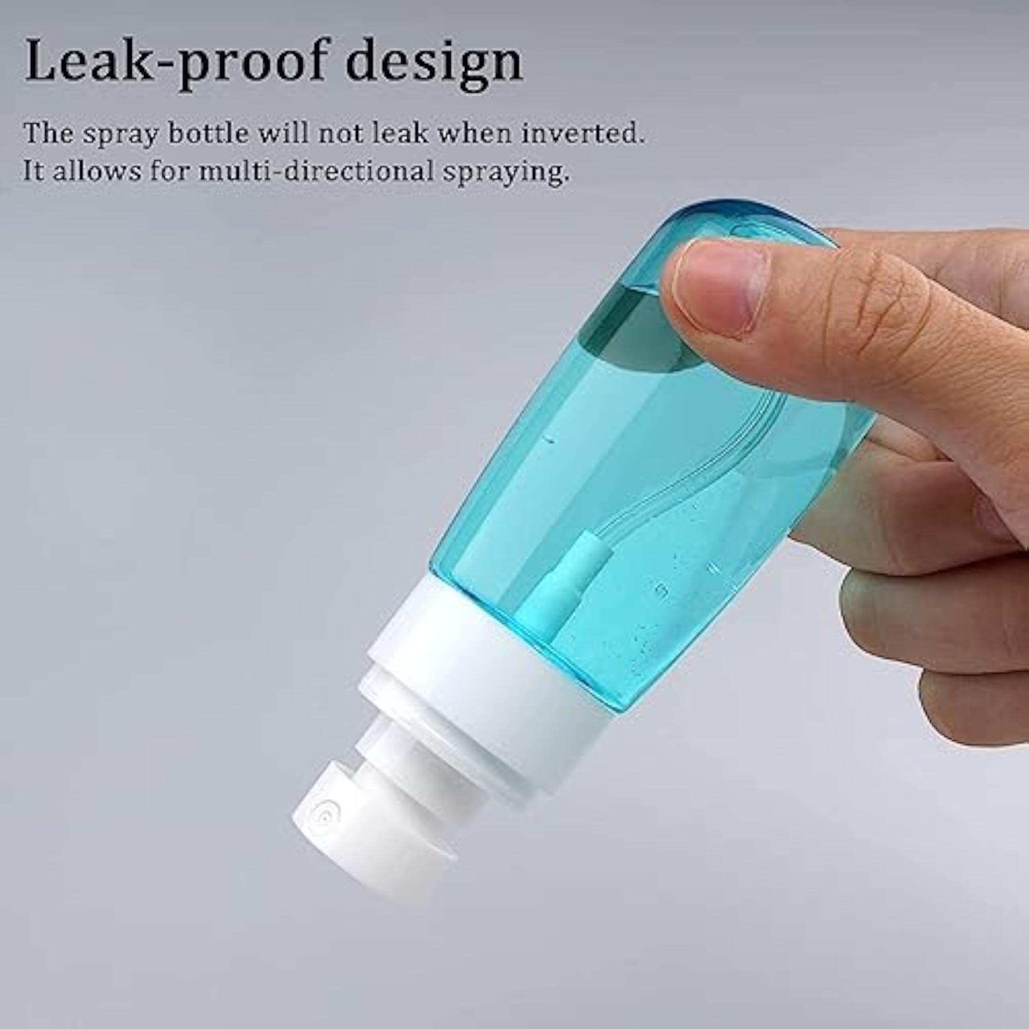 Pack of 2 Small Travel Spray Bottles, 60ml